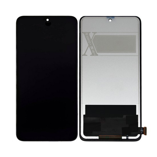 Touch+Display Xiaomi Redmi Note 14 4G/Redmi Note 14 5G (Big Glass) Preto